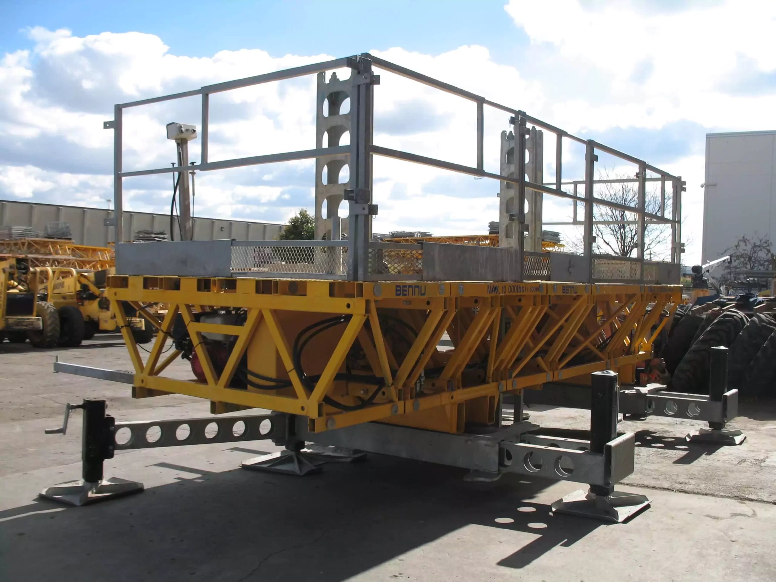 Work Platforms designed and manufactured by Bennu Parts